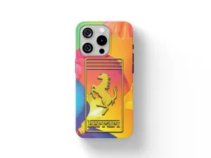 Ferrari Cover in Silicone Smartphone Aspetto da Corsa Drift